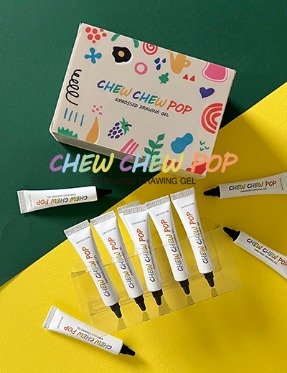 CHEW CHEW POP EMBOSSED DRAWING GEL 10종 바로배송!